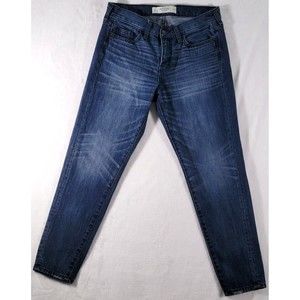 Abercrombie & Fitch Size 27 Blue Straight Leg Mid-Rise Classic Women's Jeans